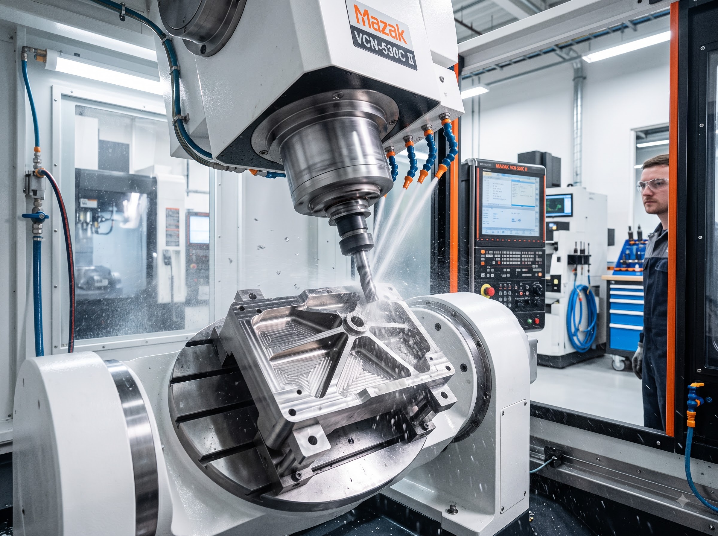 CNC Spindle Carving Titanium