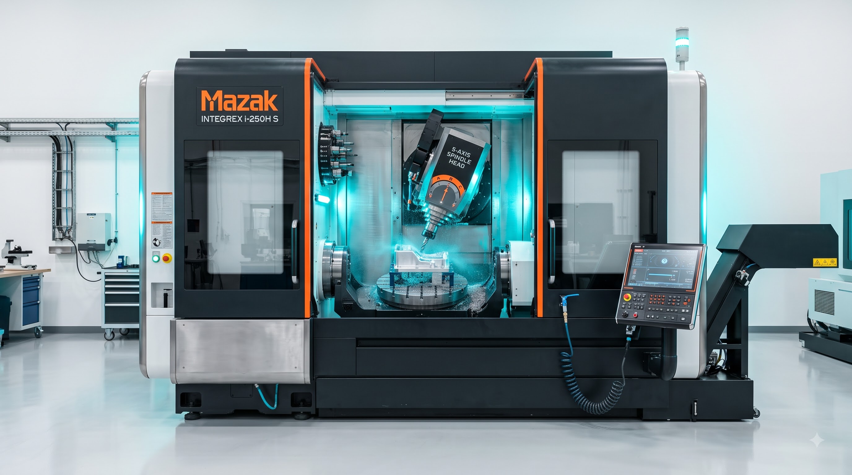 CNC Machining Center Operating